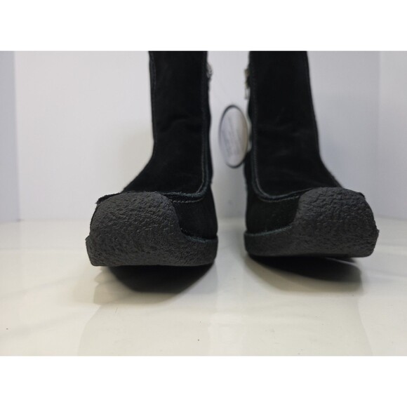 Naturalizer Ankle Boots Zip Up Sz 9.5 Black Suede Scotchguard Waterproof NWT - Picture 3 of 10